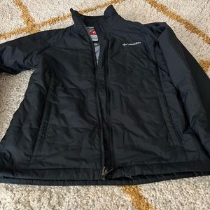 Columbia omniheat black inner shell jacket. Zip up.